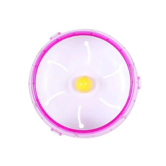 Hamster Running Disc Toy – 3 Sizes, Silent Rotary Jogging Wheel for Small Pets