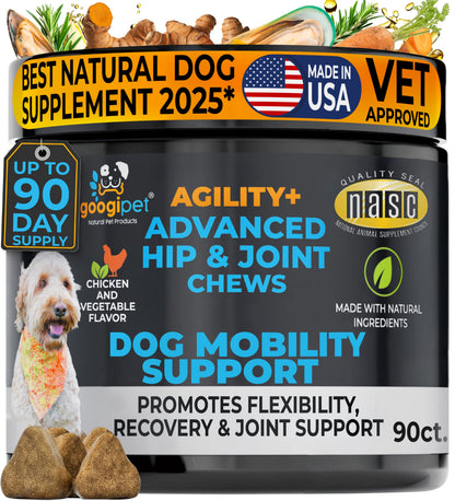 Agility+ Advanced Hip and Joint Chews for Dogs