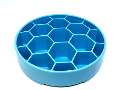 Honeycomb eBowl Deep Slow Feeder Dog Bowl for Enrichment | USA Made