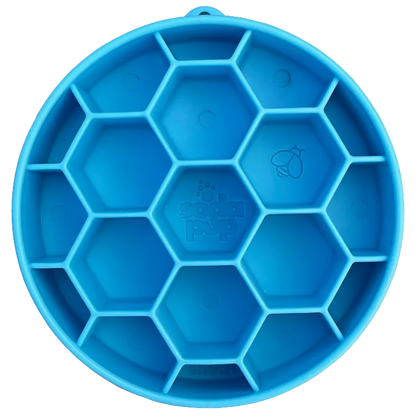 Honeycomb eBowl Deep Slow Feeder Dog Bowl for Enrichment | USA Made