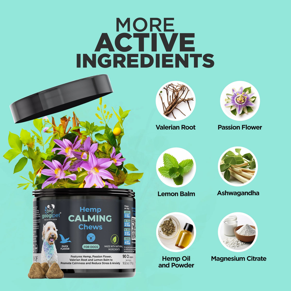 Hemp Calming Chews for Dogs
