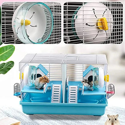 Hamster Running Disc Toy – 3 Sizes, Silent Rotary Jogging Wheel for Small Pets