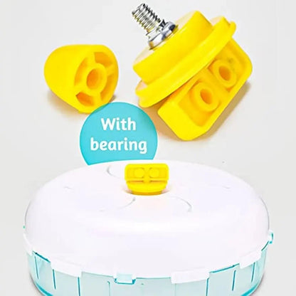 Hamster Running Disc Toy – 3 Sizes, Silent Rotary Jogging Wheel for Small Pets