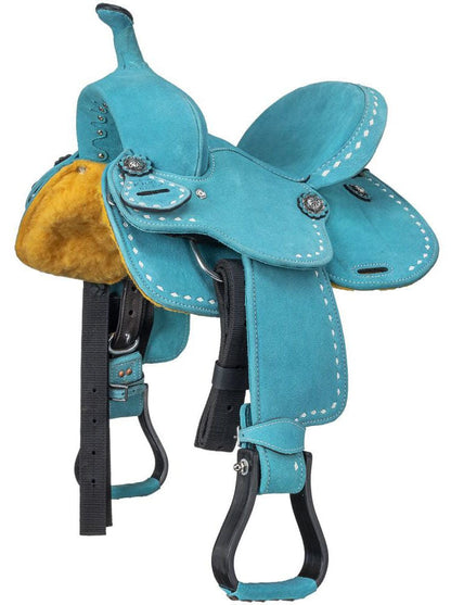 King Series Stratford Suede Barrel Saddle