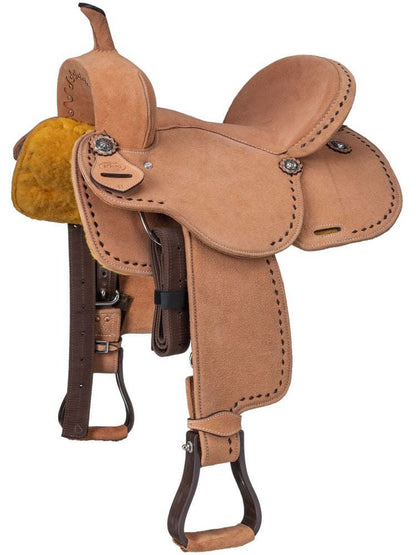 King Series Stratford Suede Barrel Saddle