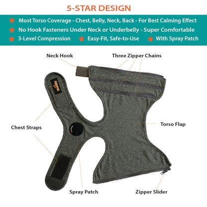 NeoAlly Upgraded Dog Surgical Recovery Vest for Dogs and Cats