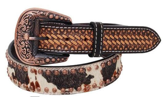 Rafter T Peppered Hide Ladies' Belt