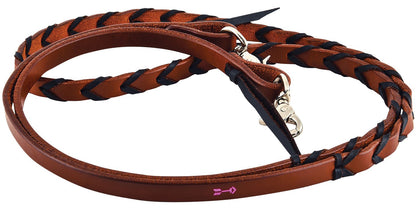 Rafter T Plaited Barrel Racing Reins