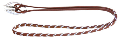 Rafter T Plaited Barrel Racing Reins