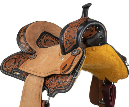 Royal King Youth Dublin Barrel Saddle