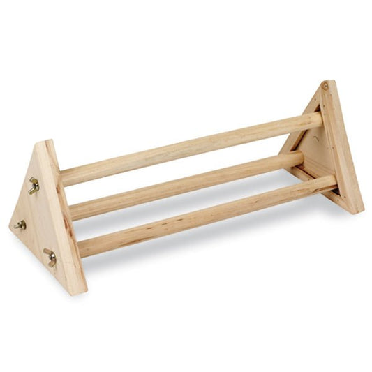 Wooden Baby Chick Perch - Chick Roosting Stand for Poultry